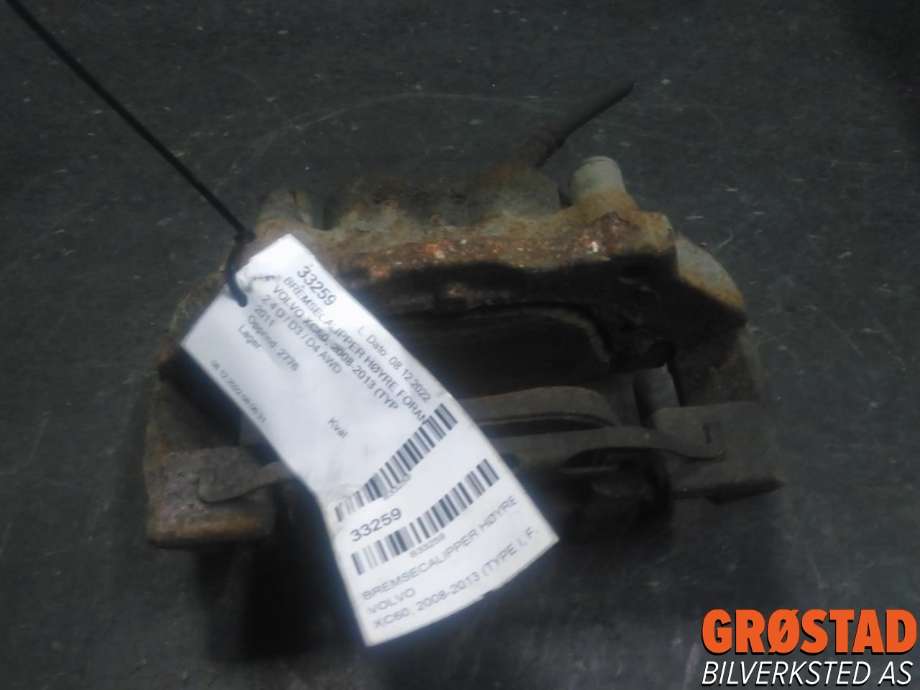 Bremsecaliper høyre foran til Volvo XC60 2008-2013 (Type I, Fase 1)  