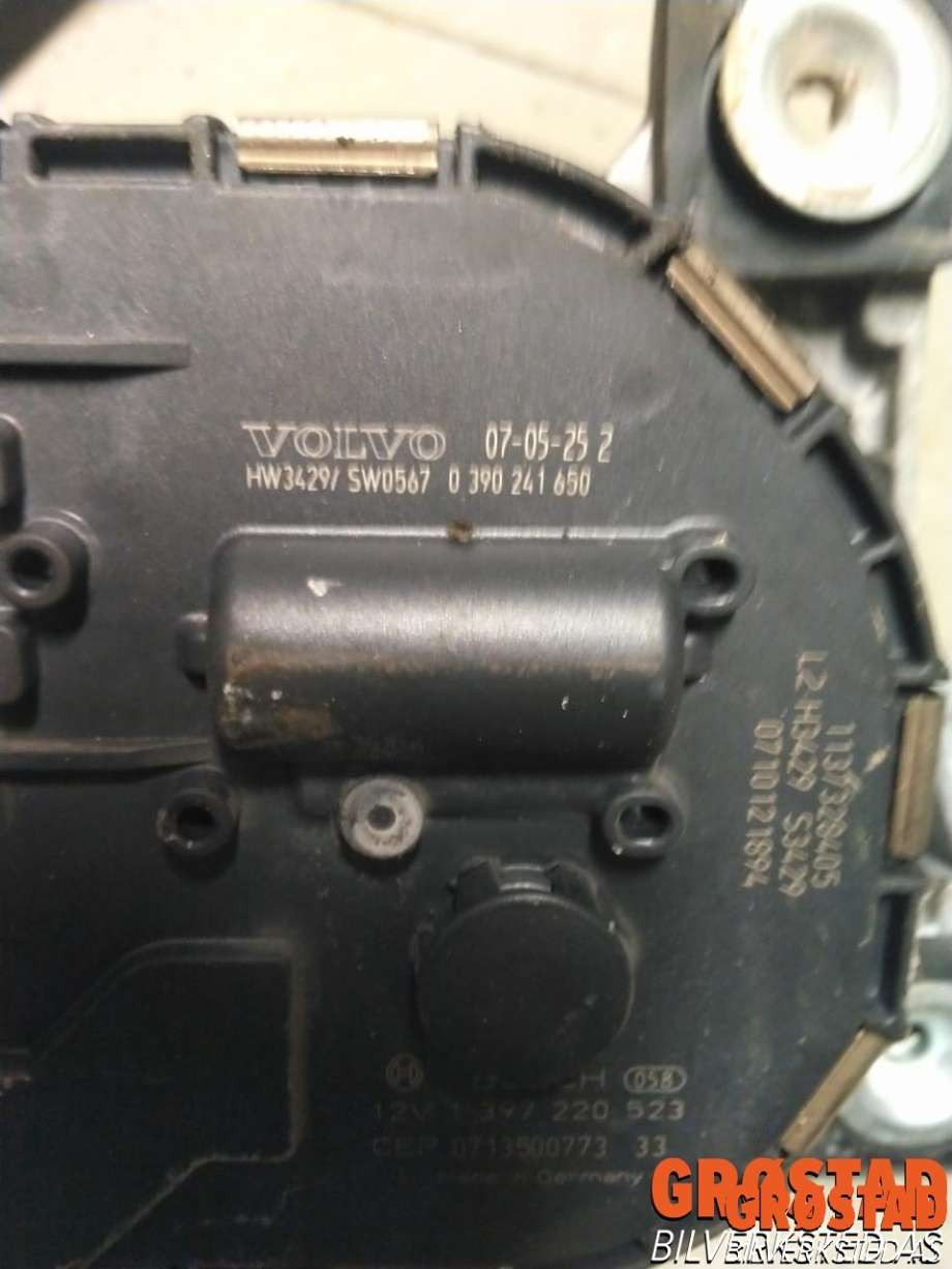 Viskermotor frontrute komplett m/overføring til Volvo C30 2006-2009 (Fase 1)  (31253518|)