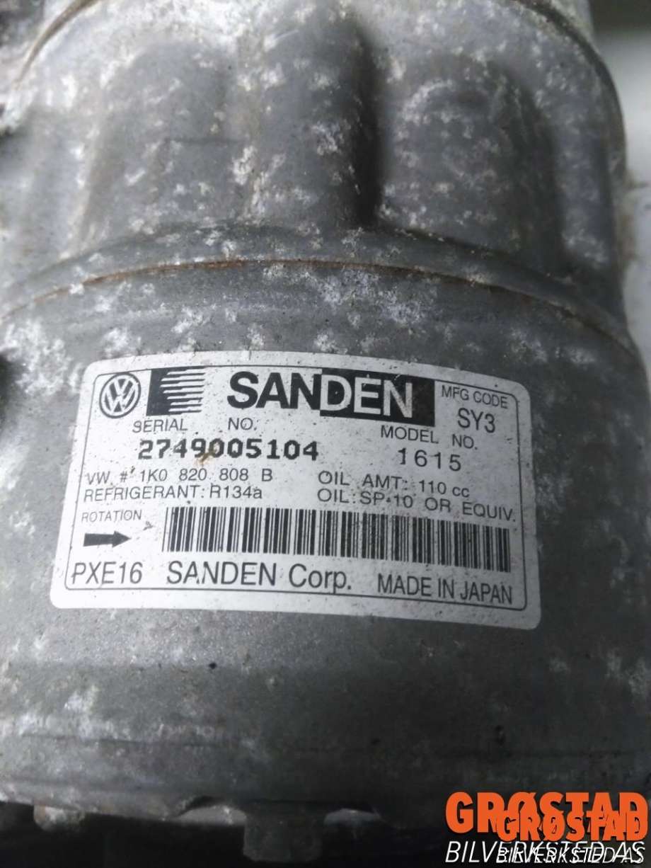Aircondition kompressor til Škoda Superb 2008-2015 (Type II)  (1K0 820 859 QX|NBA-0123|)