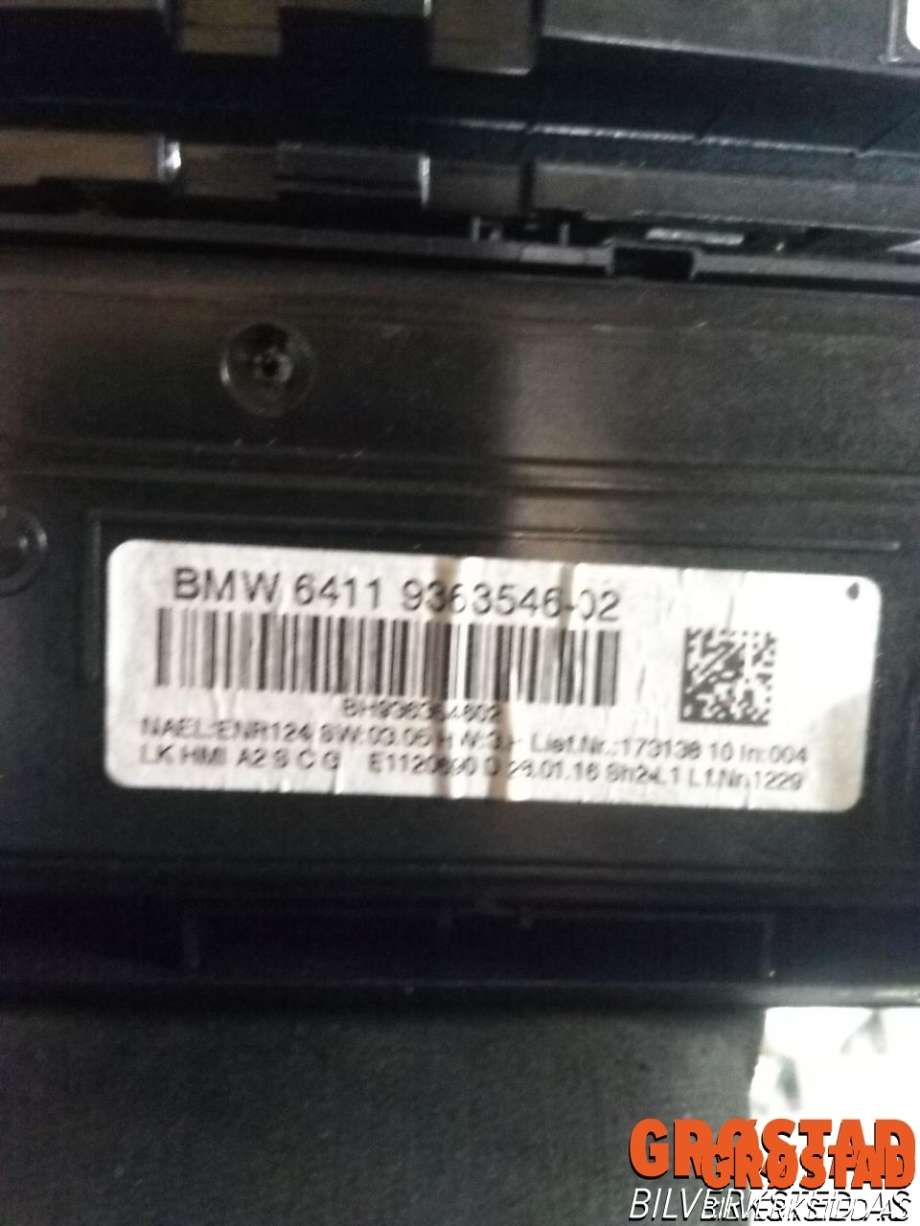 Varmeapparat betjening til BMW M4 2014-2020 (F82/F83) (F82/F83) 
