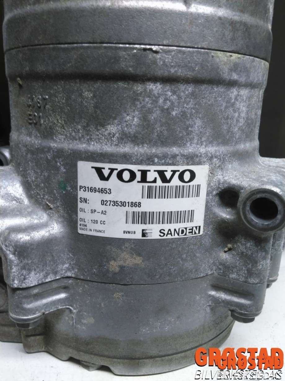 Aircondition kompressor til Volvo XC90 2015-2025 (Type II)  (36012837|)