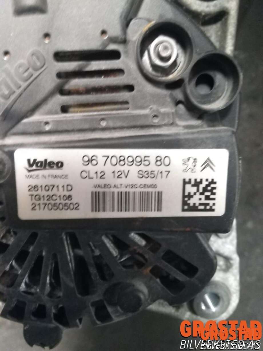 Dynamo til Citroën C3, Aircross 2017-->> (98 186 779 80|16 482 321 80|NBG-3964)