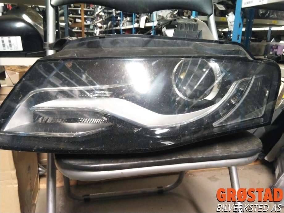 Frontlykt venstre xenon til Audi A4 2007-2014 (Type IV) (B8) (B8) (8K0 941 029 AQ|)