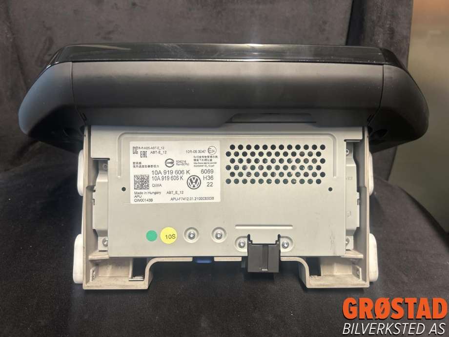 Bilstereo navigasjon skjerm til VW ID.4 2020-->> (10A 919 606 M|10A 919 606 K|)