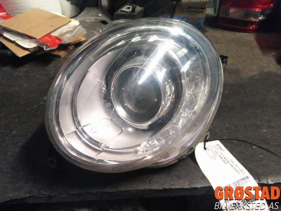 Frontlykt høyre halogen til Fiat 500, 2008-2020  