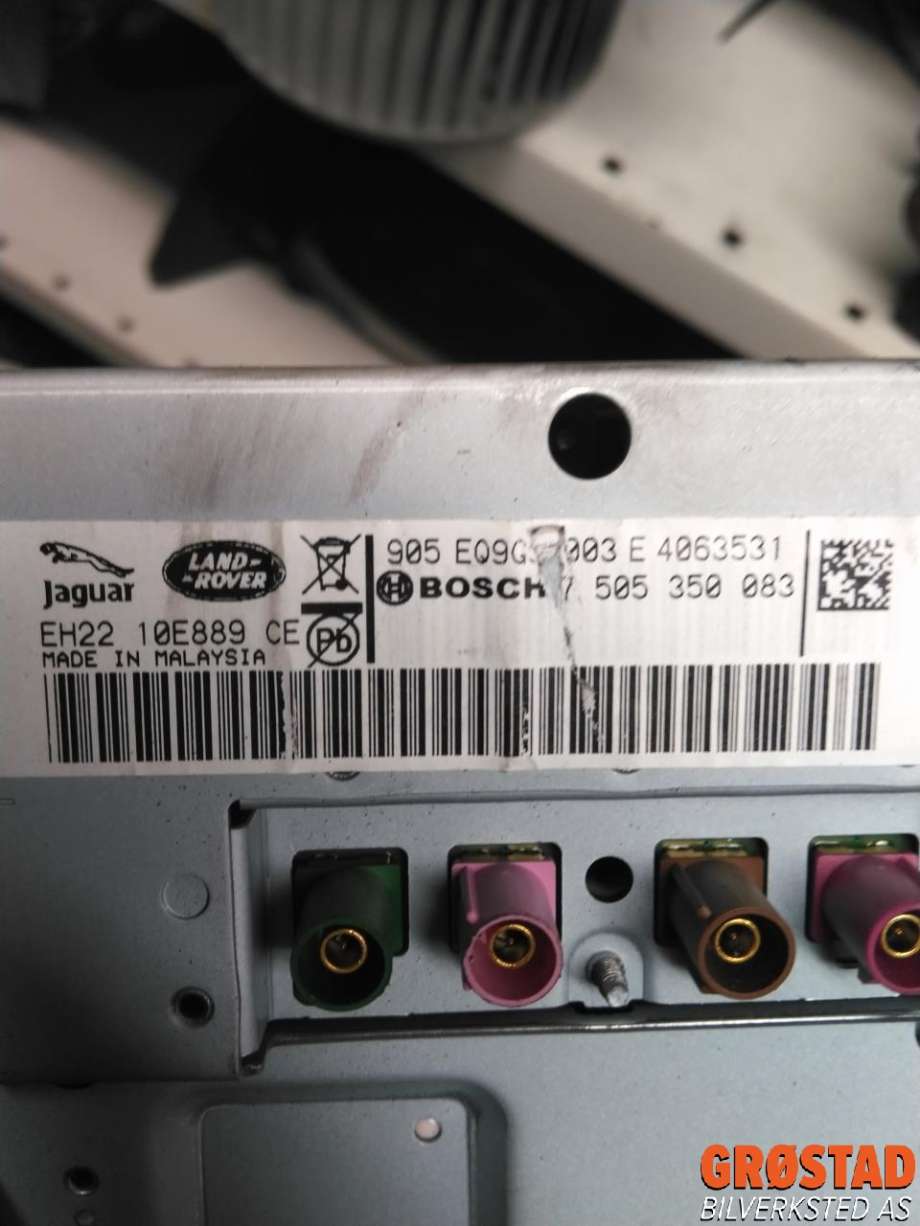 Bilstereo navigasjon skjerm til Land Rover Discovery 2009-2017 (Type IV) (EH-22-10E889-CE|)