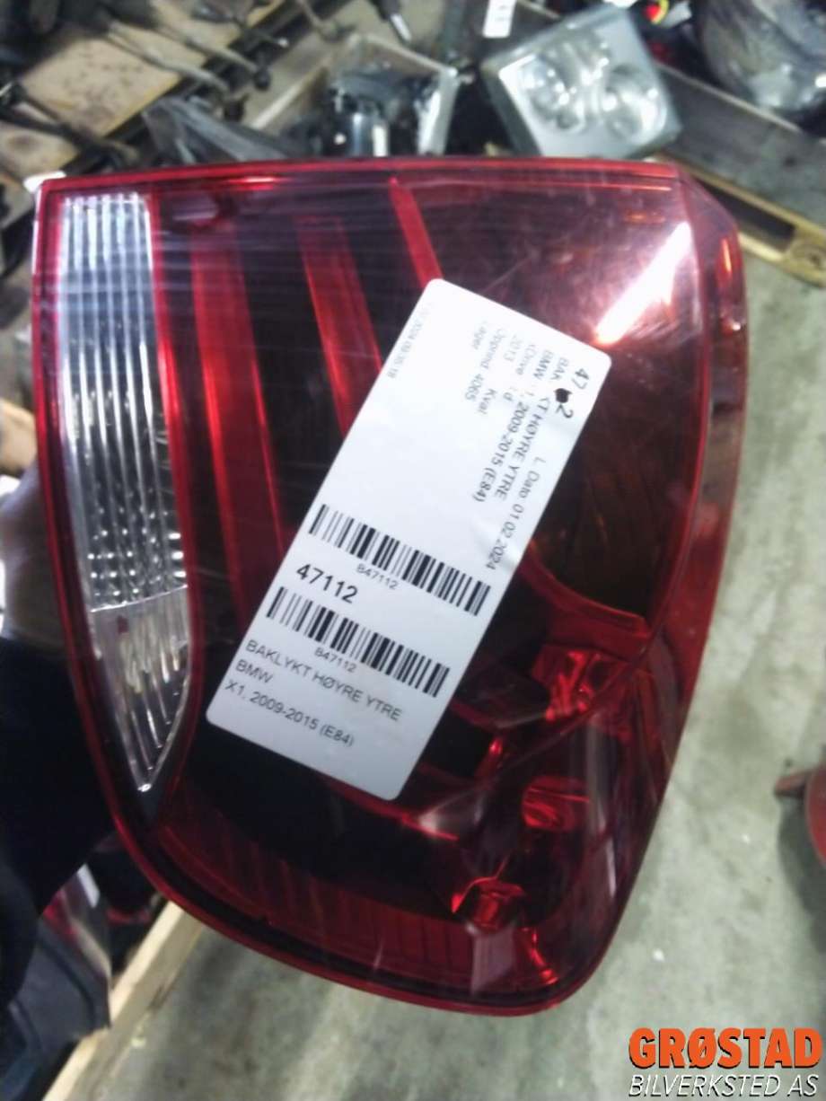 Baklykt høyre ytre til BMW X1, 2009-2015 (E84) (E84) (63 21 2 180 772)