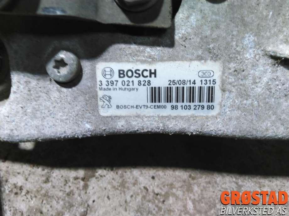 Viskermotor frontrute komplett m/overføring til Peugeot 308 2013-2021 (Type II)  (98 103 279 80|)