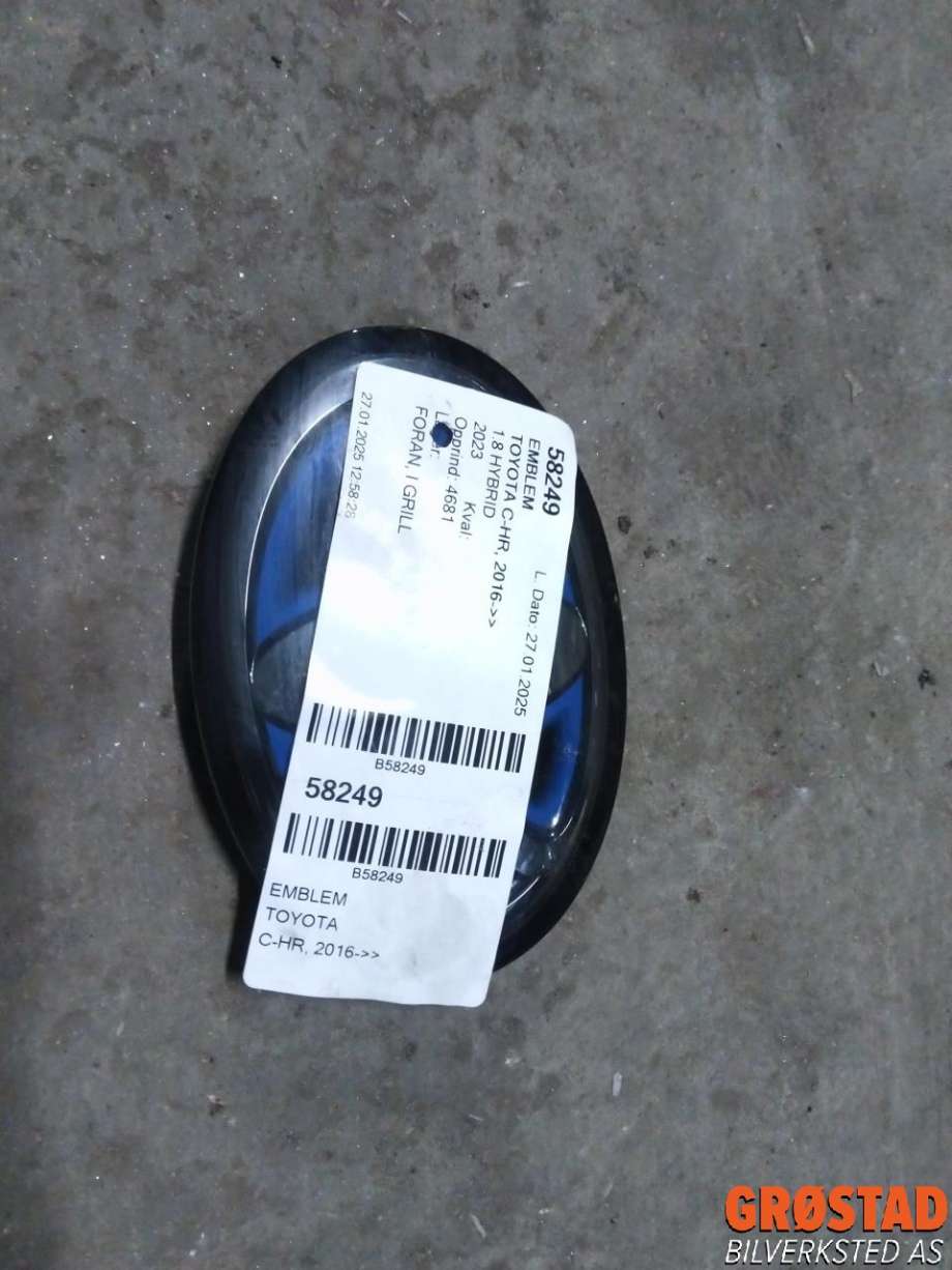 Emblem til Toyota C-HR 2016-->> (9097502161|)
