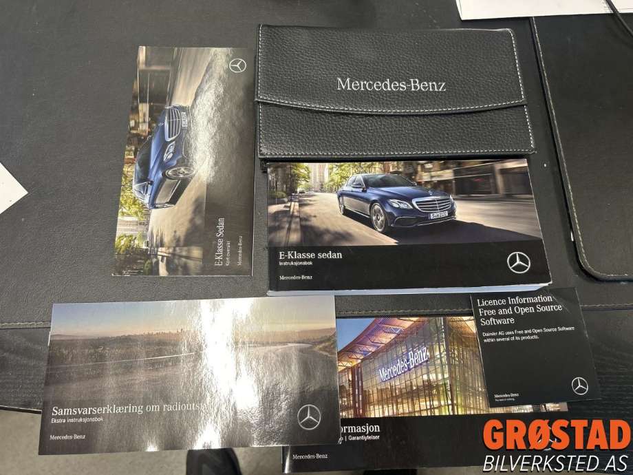 Instruksjonsbok til Mercedes E-Klasse, 2016-2023 (W213) (W213) 