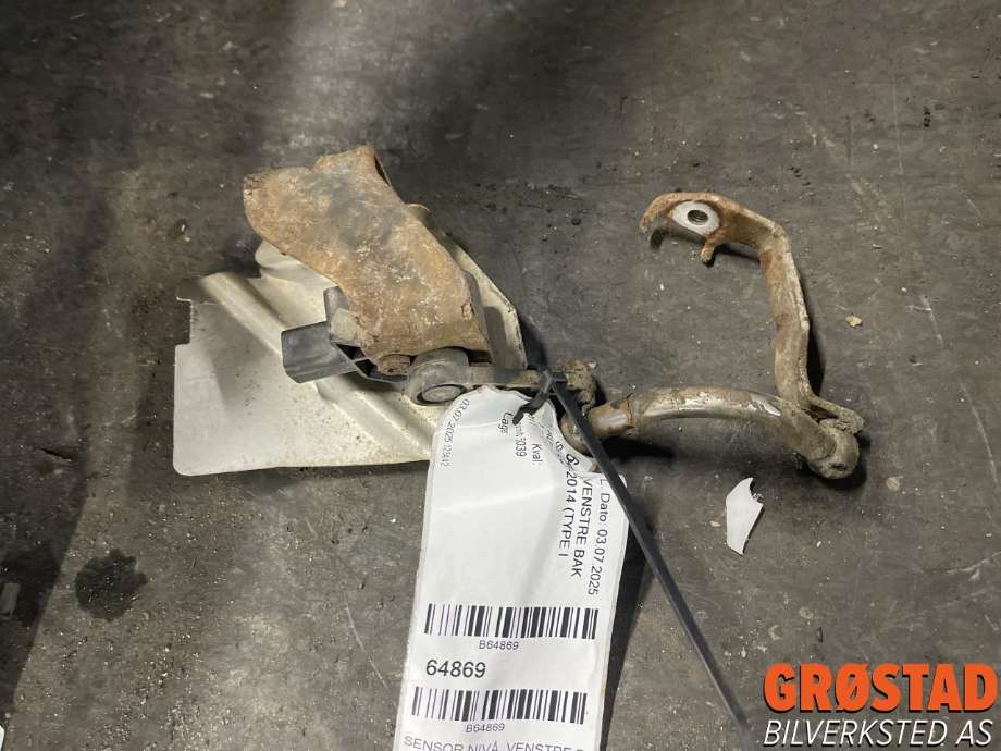 Sensor nivå, venstre bak til Audi A1, 2010-2014 (Type I, Fase 1)  (6R0 941 273 B)