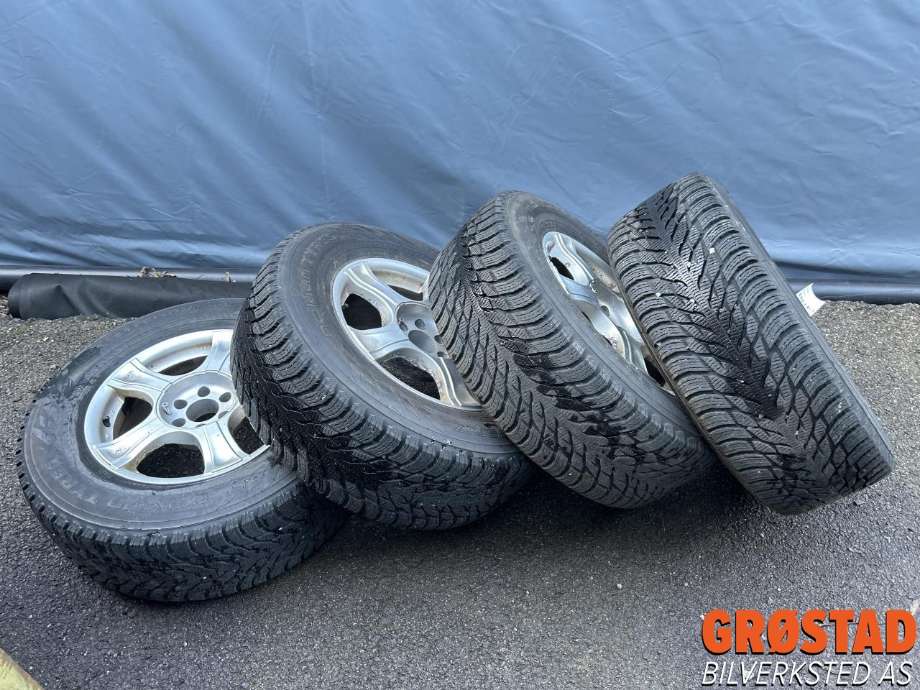 Hjulsett aluminium vinter til Nissan Navara 2005-2010 (Fase 1) (D40) (D40) (6X114|3|)