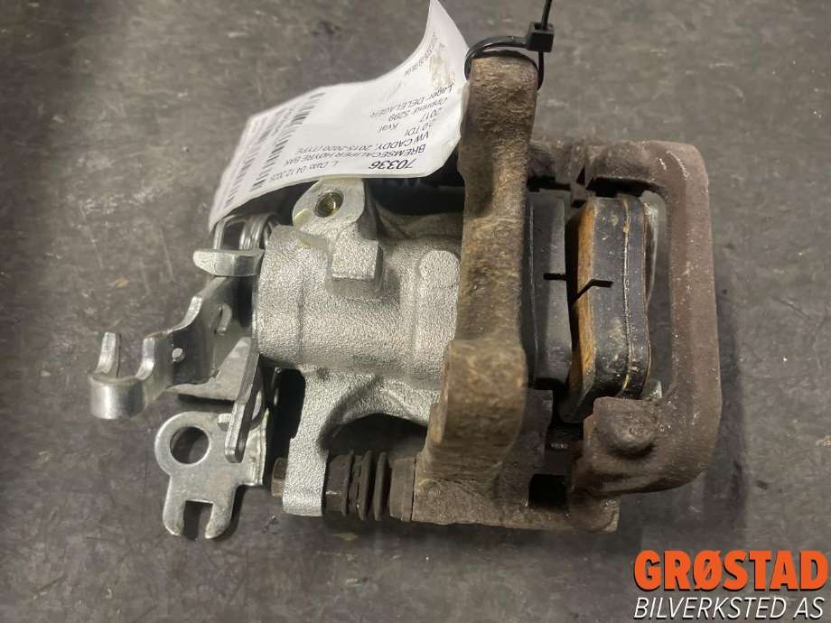 Bremsecaliper høyre bak til VW Caddy, 2015-2020 (Type III, Fase 3)  (2K5 615 424 A)