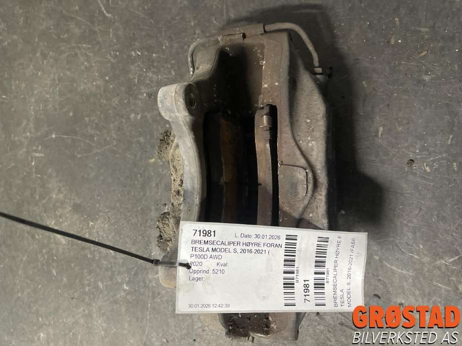 Bremsecaliper høyre foran til Tesla Model S 2016-2021 (Fase 2)
