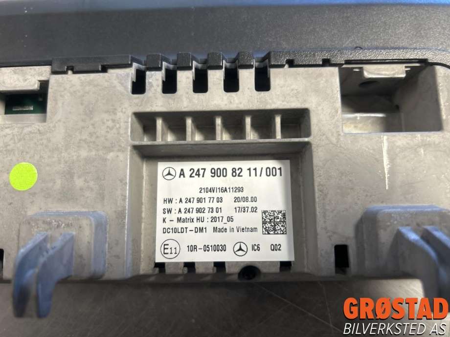 Instrumentpanel til Mercedes CLA 2019-->> (C118) (C118) (A2479008211|)
