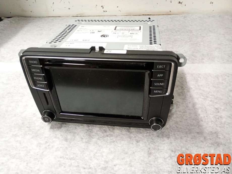 Bilstereo navigasjon skjerm til VW Caddy 2015-2020 (Type III, Fase 3) (5K7 035 200 K|5K7 035 200 KX|)