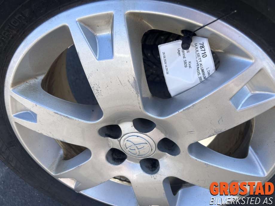 Hjulsett aluminium vinter til Toyota Avensis 2003-2008 (Type II)  (5X100|PZ406-T0676-ZC|)