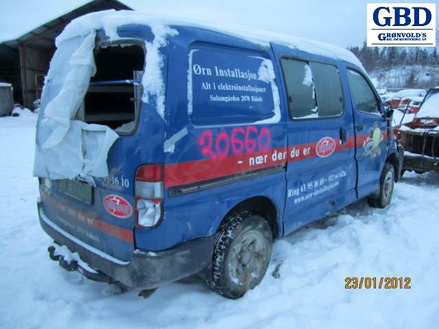 Toyota Hiace, 2007-2012 (Fase 3) (17201-30141|172010L050| 172010L080|1720130140)