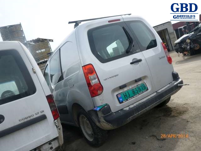 Citroën Berlingo, 2008-2015 (Type II, Fase 1) (BOSCH|6405 LK|0 390 241 621)