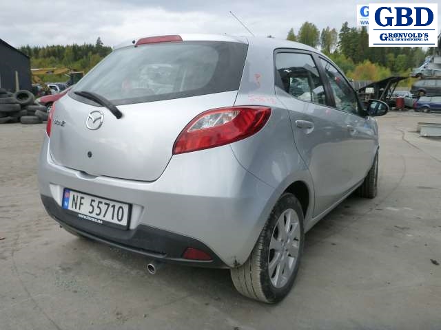 Mazda 2, 2011-2014 (Type II, Fase 2) (ZJ38-15-200A)