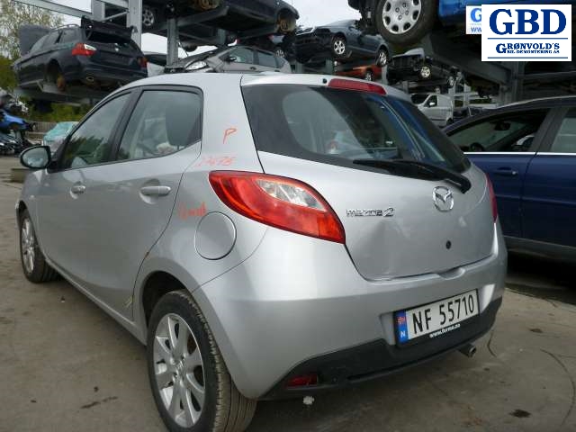 Mazda 2, 2011-2014 (Type II, Fase 2) (ZJ38-15-200A)