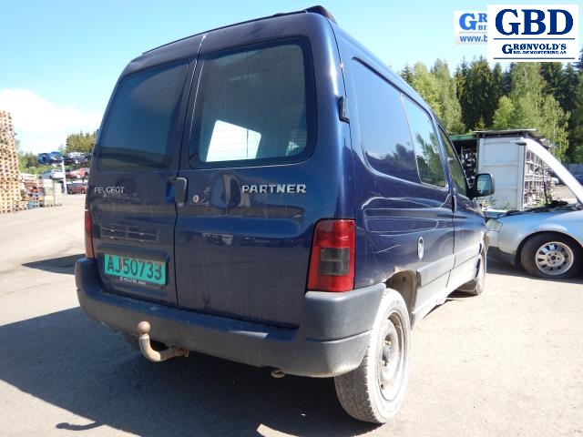 Peugeot Partner, 1996-2002 (Type I, Fase 1) (7804 F9)