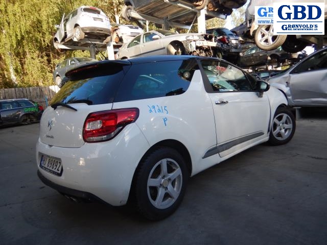 Citroën DS3, 2010-2019 (9135 HK|98 006 252 80)