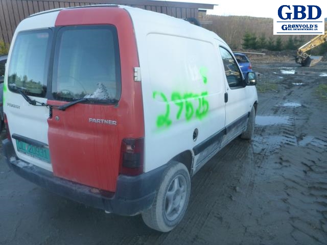 Peugeot Partner, 2002-2008 (Type I, Fase 2) (5148 G1|98 301 497 80|SBBAR005)