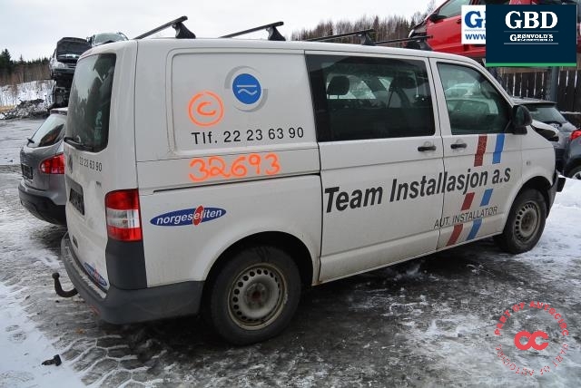 VW Transporter / Caravelle 2009-2015 (Fase 2) (T5) (T5), Motorkode: CAAB, Girkassekode: LRS