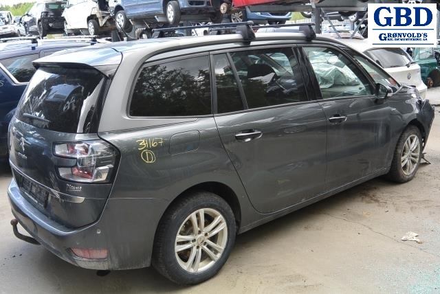 Citroën C4, Picasso, 2013-2018 (Type II) (16 113 407 80|16 131 282 80|9808320780)