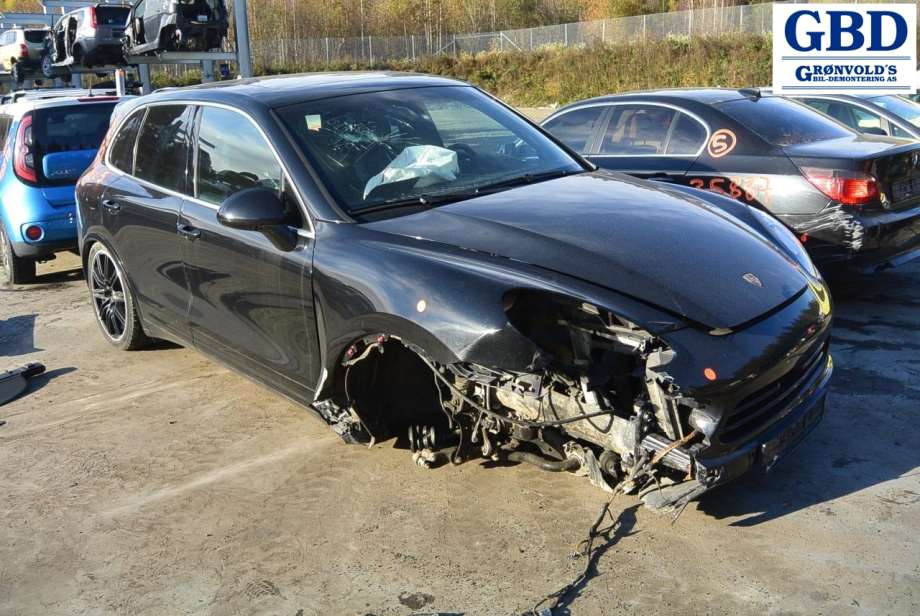 Porsche Cayenne, 2010-2017 (92A) (SVART SKINN)