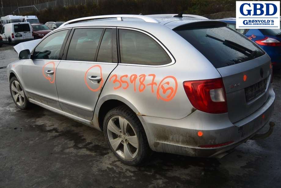 Škoda Superb, 2008-2015 (Type II) (3T0 907 044)