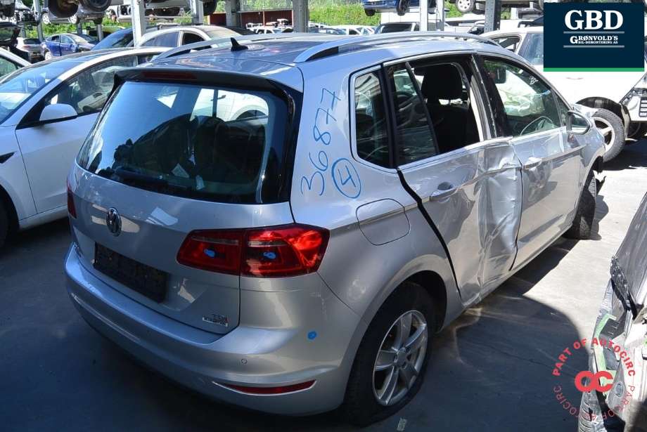 VW Golf Sportsvan 2014-2018 , Motorkode: CRKB, Girkassekode: MWW