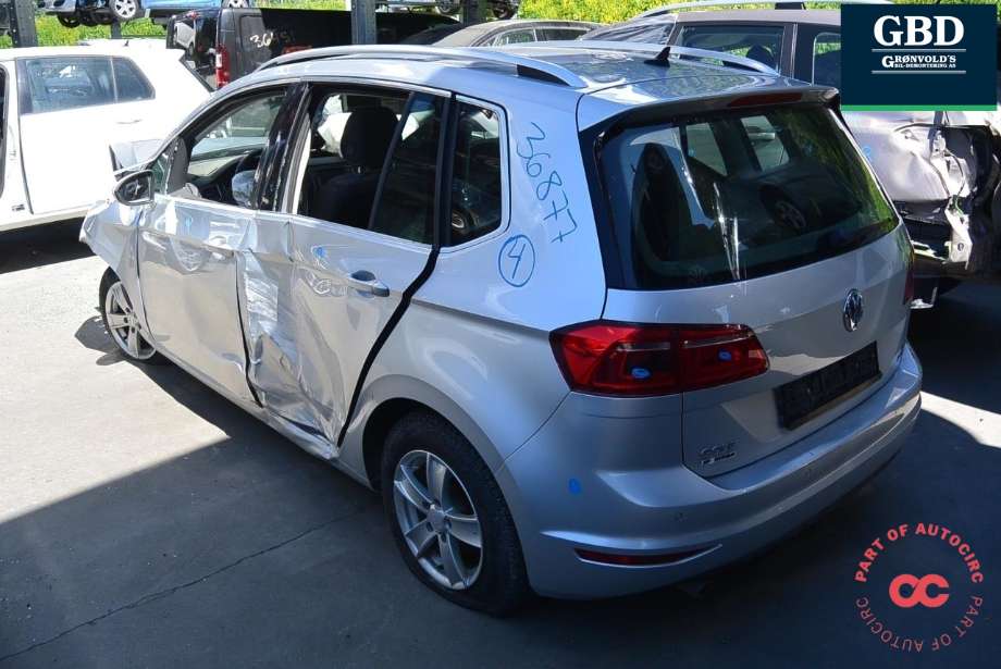 VW Golf Sportsvan 2014-2018 , Motorkode: CRKB, Girkassekode: MWW