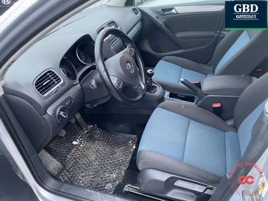 VW Golf VI 2008-2012 , Motorkode: CAYC, Girkassekode: MDZ