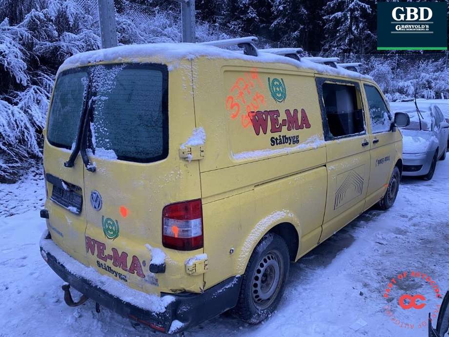 VW Transporter / Caravelle 2009-2015 (Fase 2) (T5) (T5), Motorkode: CAAC, Girkassekode: PAW