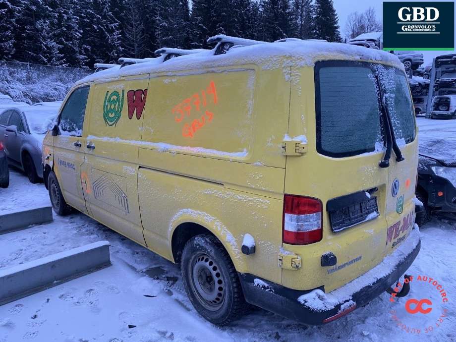 VW Transporter / Caravelle 2009-2015 (Fase 2) (T5) (T5), Motorkode: CAAC, Girkassekode: PAW