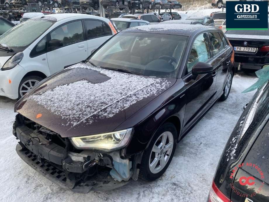 Audi A3 2012-2016 (Type III, Fase 1) , Motorkode: CUKB, Girkassekode: RNU