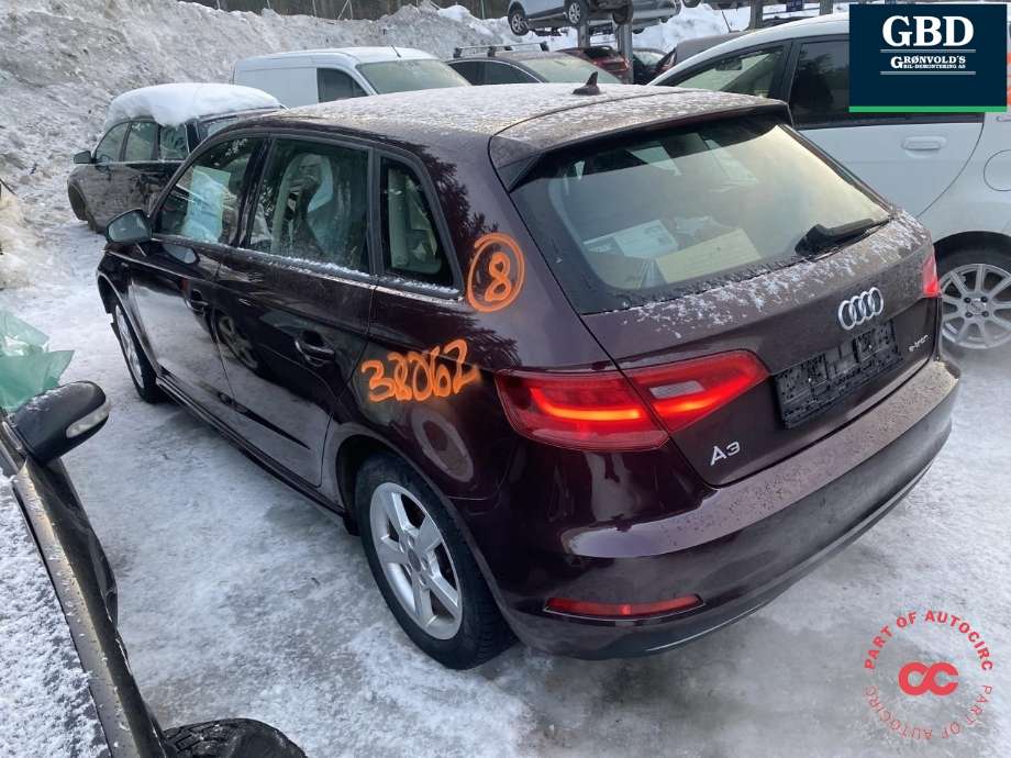 Audi A3 2012-2016 (Type III, Fase 1) , Motorkode: CUKB, Girkassekode: RNU