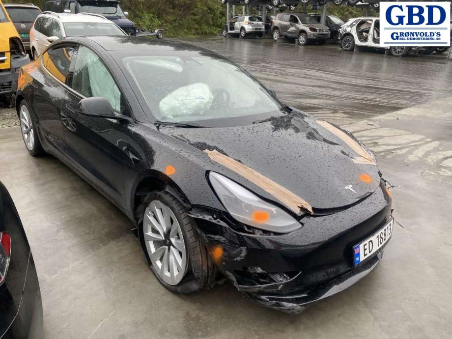 Tesla Model 3, 2018-2023 (Fase 1) parts car, Engine code: 3D3|3D7, Gearbox code: 