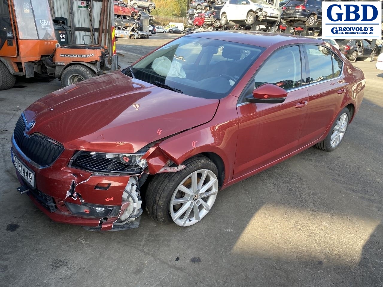 Škoda Octavia, 2013-2016 (Type III, Fase 1) (5E1 857 508 R)