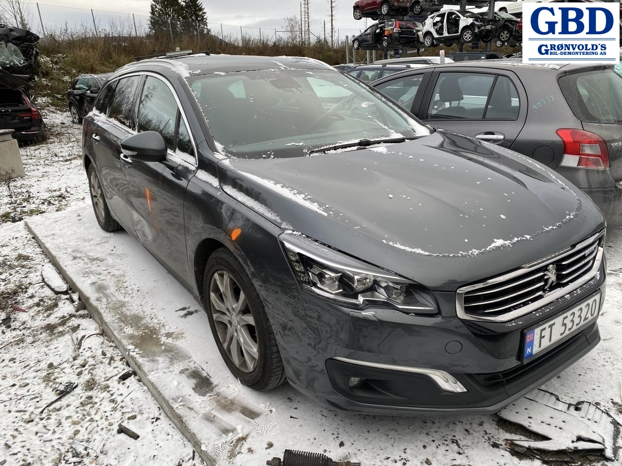 Peugeot 508, 2014-2018 (Type I, Fase 2) (4401 R5|16 517 680 80)