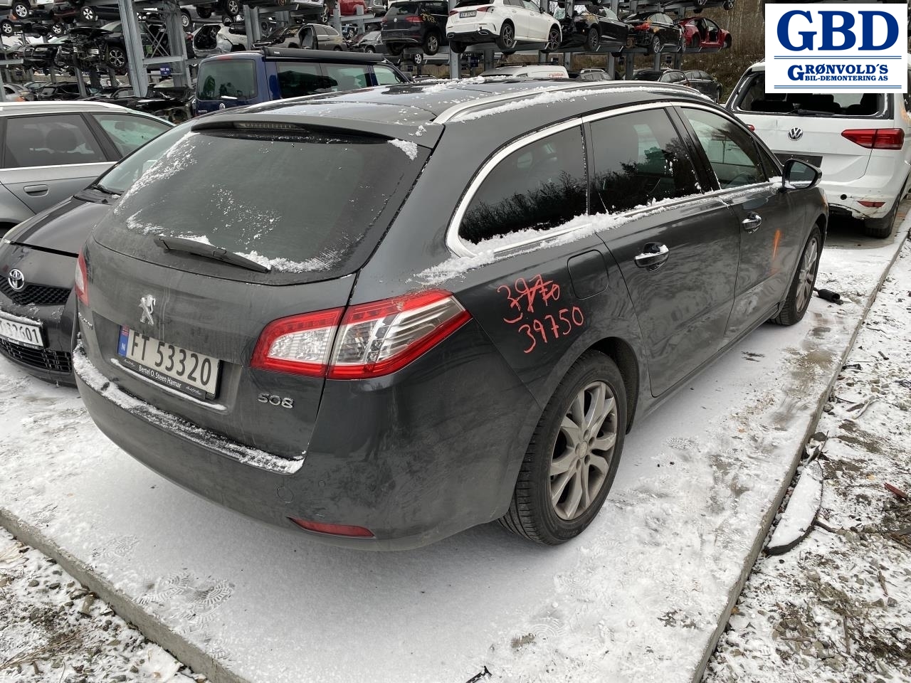 Peugeot 508, 2014-2018 (Type I, Fase 2) (4401 R5|16 517 680 80)