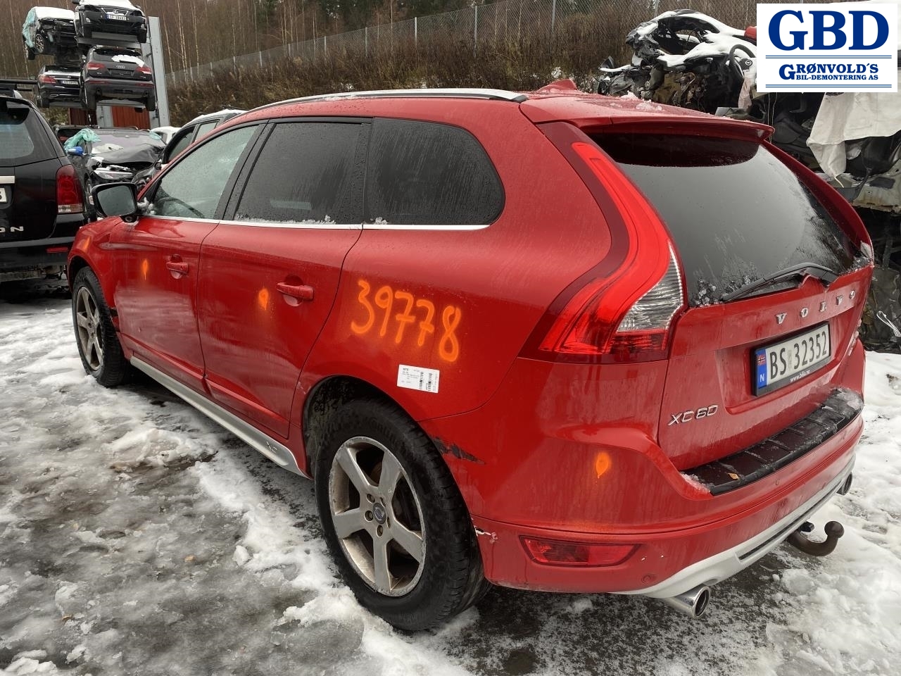 Volvo XC60, 2008-2013 (Type I, Fase 1) (NO PART ID)