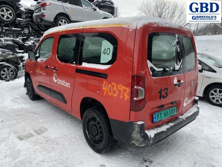 Peugeot Partner, 2019- (Type III) (98 312 569 ZD)