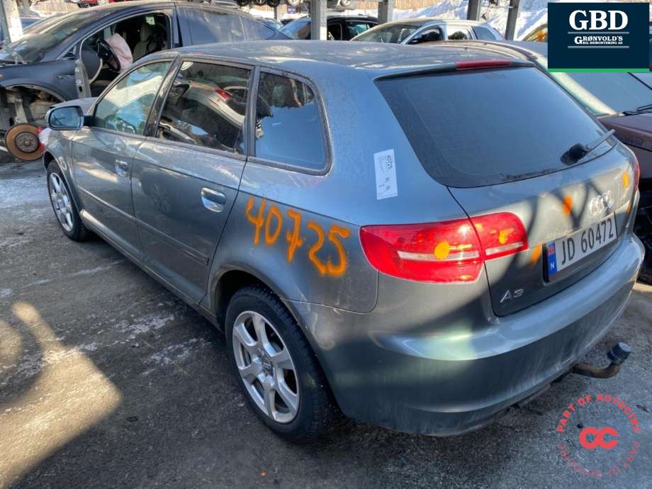 Audi A3 2009-2012 (Type II, Fase 2) , Motorkode: CAYC, Girkassekode: LUB
