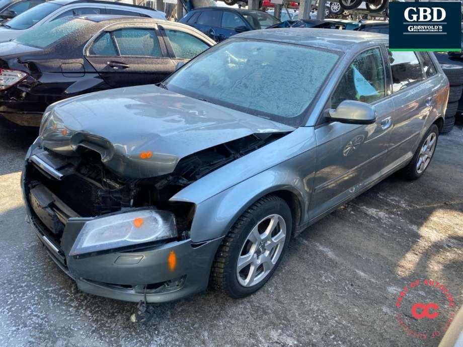 Audi A3 2009-2012 (Type II, Fase 2) , Motorkode: CAYC, Girkassekode: LUB