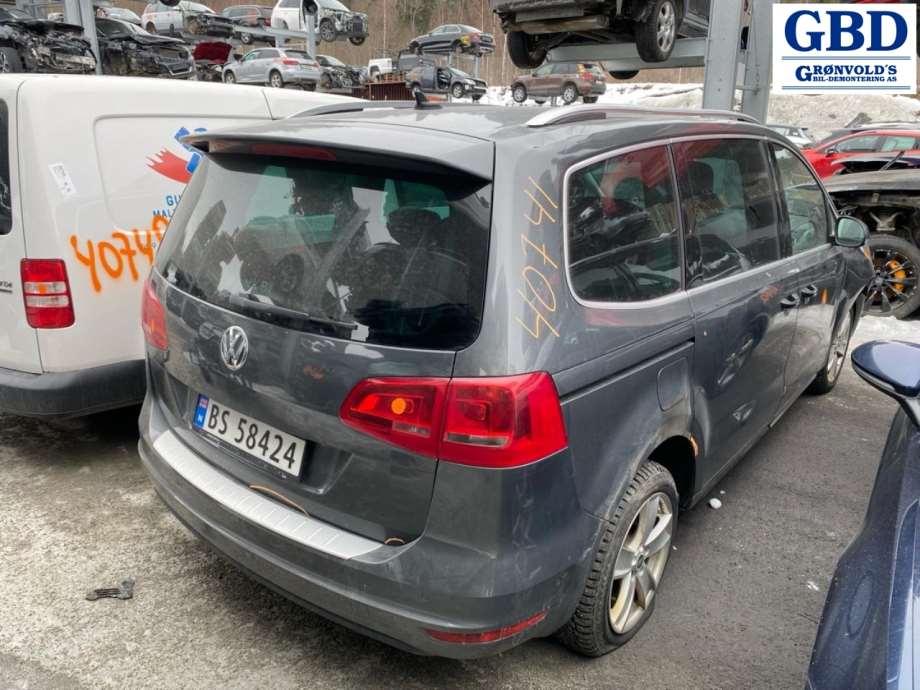 VW Sharan, 2010- (Type II) (7N0 615 124 B)