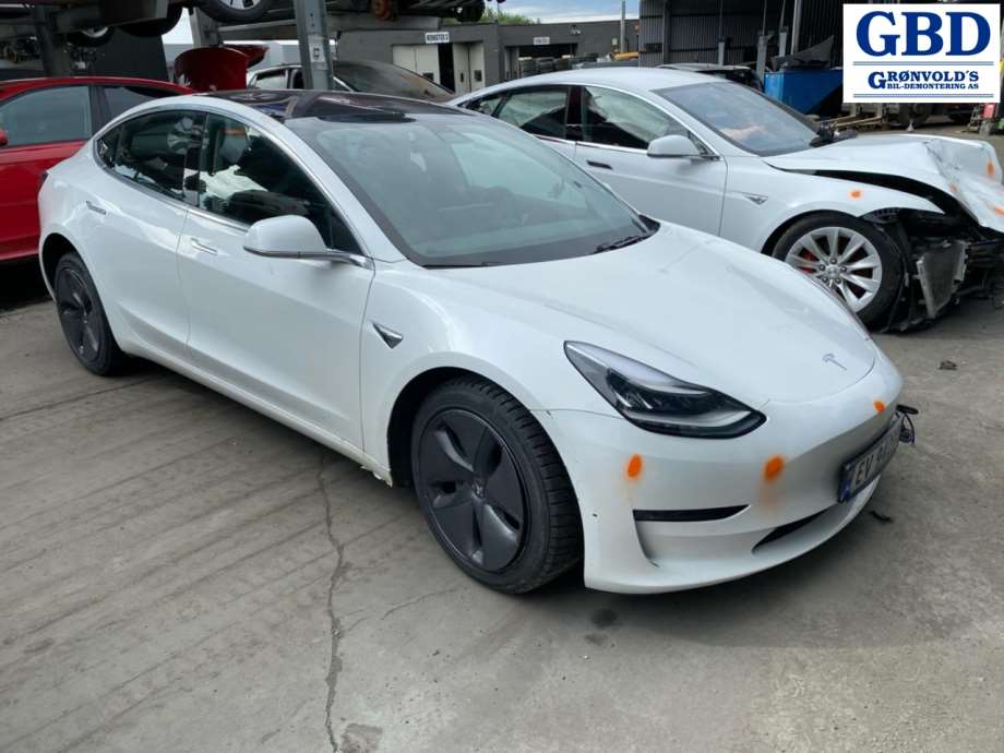 Tesla Model 3, 2018-2023 (Fase 1) parts car, Engine code: 3D3, Gearbox code: 