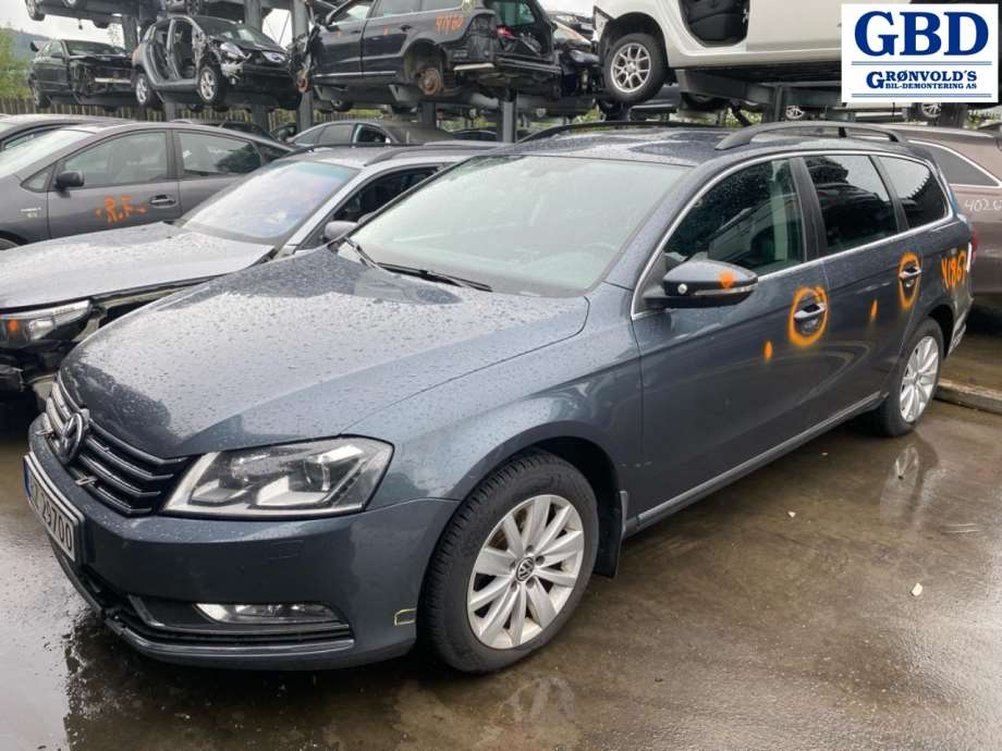 VW Passat, 2011-2015 (B7) delebil, Motorkode: CFGB, Girkassekode: NMC